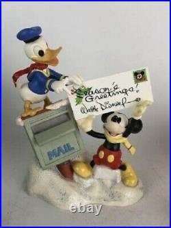 Vintage Walt Disney's Merry Messengers Christmas Card Figurines LE#93 of 2,000
