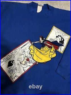 Vintage Walt Disney's Snow White and the Seven Dwarfs Sweatshirt RARE