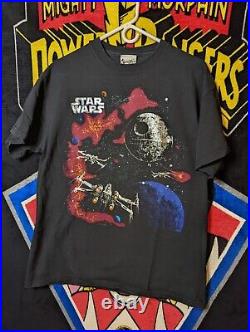 Vintage Y2K Walt Disney World Star Wars Black T-Shirt size Large