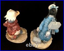 Vntg Walt Disney Christmas Carol Statues Figurines Jacob Marley Goofy & Scrooge