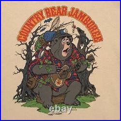 Vtg 70s 80s Original Walt Disney Production Country Bear Jamboree Shirt Medium