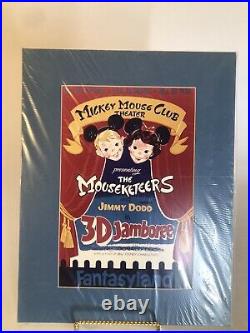 Vtg DISNEYLAND Poster The Mouseketeers 3D Jamboree Disney Galleries