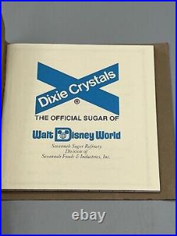 Vtg Disney Dixie Crystals Cookbook 1972 Walt Disney World Park Souvenir Booklet