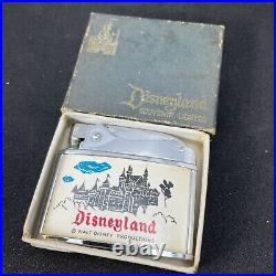 Vtg Disneyland Lighter Walt Disney World Productions Caslte RARE! Japan