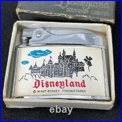 Vtg Disneyland Lighter Walt Disney World Productions Caslte RARE! Japan