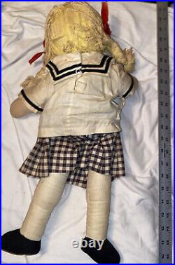Vtg Gund Mfg Co Pollyanna Doll Walt Disney 20 1960's