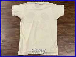 Vtg Mickey Mouse Big Face Walt Disney T-Shirt Size Small 60s/70s Paper Thin