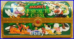 Vtg Mr. Christmas Walt Disney's Mickey's Musical Toy Chest Plays Songs Near Mint