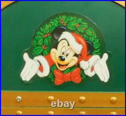 Vtg Mr. Christmas Walt Disney's Mickey's Musical Toy Chest Plays Songs Near Mint