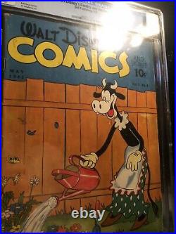 WALT DISNEY COMICS AND STORIES #8 Golden Age Disney Vintage Classic