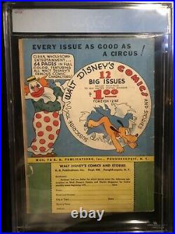 WALT DISNEY COMICS AND STORIES #8 Golden Age Disney Vintage Classic