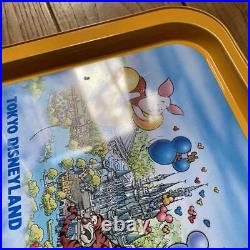 Walt Disney Company Winnie The Pooh Tray about 34cm Vintage Tokoy Disneyland