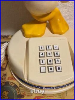 Walt Disney Donald Duck Phone DK-650K Rare Retro Vintage Japan