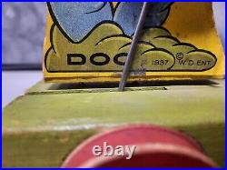 Walt Disney Enterprises 1937 Vintage Fisher price #770 Dopey Doc pull toy
