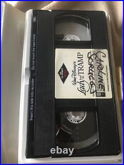 Walt Disney Masterpiece Lady And The Tramp VHS In Vintage Plastic Case