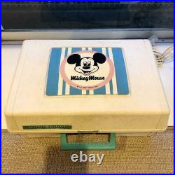 Walt Disney Mickey Mouse Record player Vintage 70s GE General Electric USED F/S