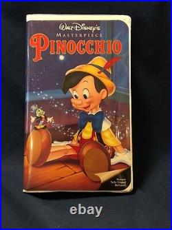 Walt Disney Pinocchio Vhs Masterpiece Collection 1993 Vintage 239 Rare