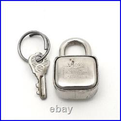 Walt Disney Production 835 Silver Bambi Coin Bank Key Lock Lutz n Weiss Vintage