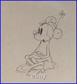 Walt Disney Productions 1936 Vintage CGC Mickey's Rival Animation Drawing Art