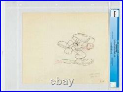 Walt Disney Productions 1941 Vintage CGC Canine Caddy Animation Drawing Art