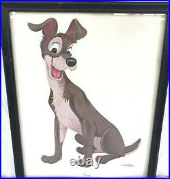 Walt Disney Productions Lady and the Tramp Prints Vintage Hard to find