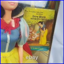 Walt Disney Snow White 7 Dwarfs Doll Set Complete Vintage 1992 Mattel Toys