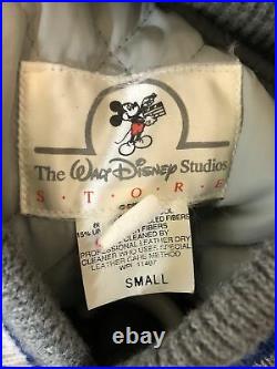Walt Disney Studios Pictures Varsity Wool Jacket Leather Sleeves Vintage S/M