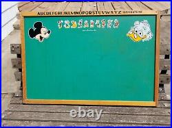 Walt Disney Vintage Mickey and Ludwig Von Drake Reversible Chalk Board