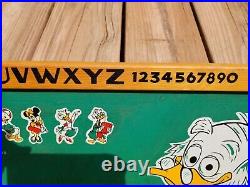 Walt Disney Vintage Mickey and Ludwig Von Drake Reversible Chalk Board