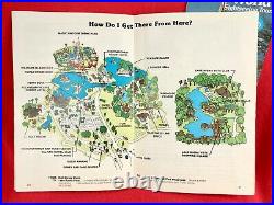 Walt Disney World Park Brochure Booklet Lot Ephemera Vintage Guide 1976-77
