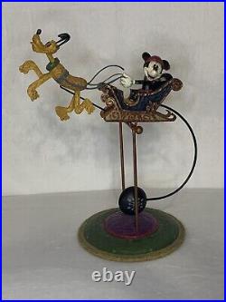 Walt Disney World Park Merchandise Vintage Rocking Mickey Pluto Santa RARE