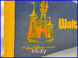 Walt Disney World Vintage 1970s Castle Pennant ORIGINAL Walt Disney Productions