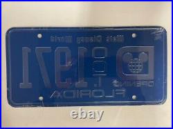 Walt Disney World Vintage Pre-opening Metal License Plate