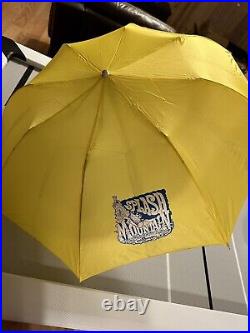 Walt Disney World Vintage Splash Mountain Yellow Umbrella