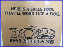 Walt Disney's 102 Dalmations Vintage Movie Standee Advertising Display F7386