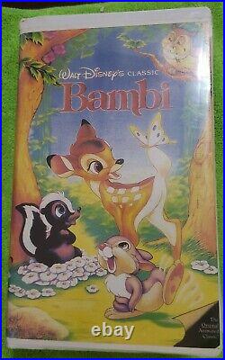 Walt Disney's Bambi? VHS 1942 RARE BLACK DIAMOND CLASSIC COLLECTIBLE VINTAGE