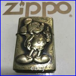 Zippo Walt Disney Mickey Vintage Oil Lighter Super Rare 1993 Antique F/S